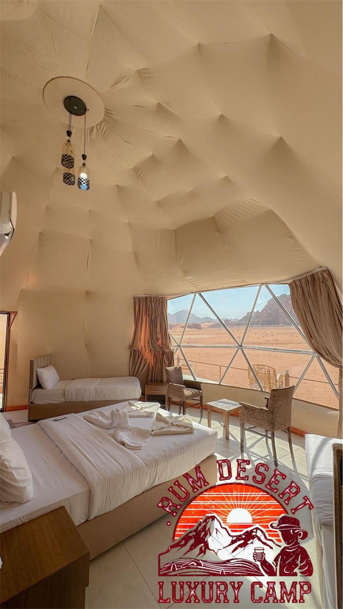 Rum Desert Luxury Camp & Bubble Room Wadi Rum Exterior photo