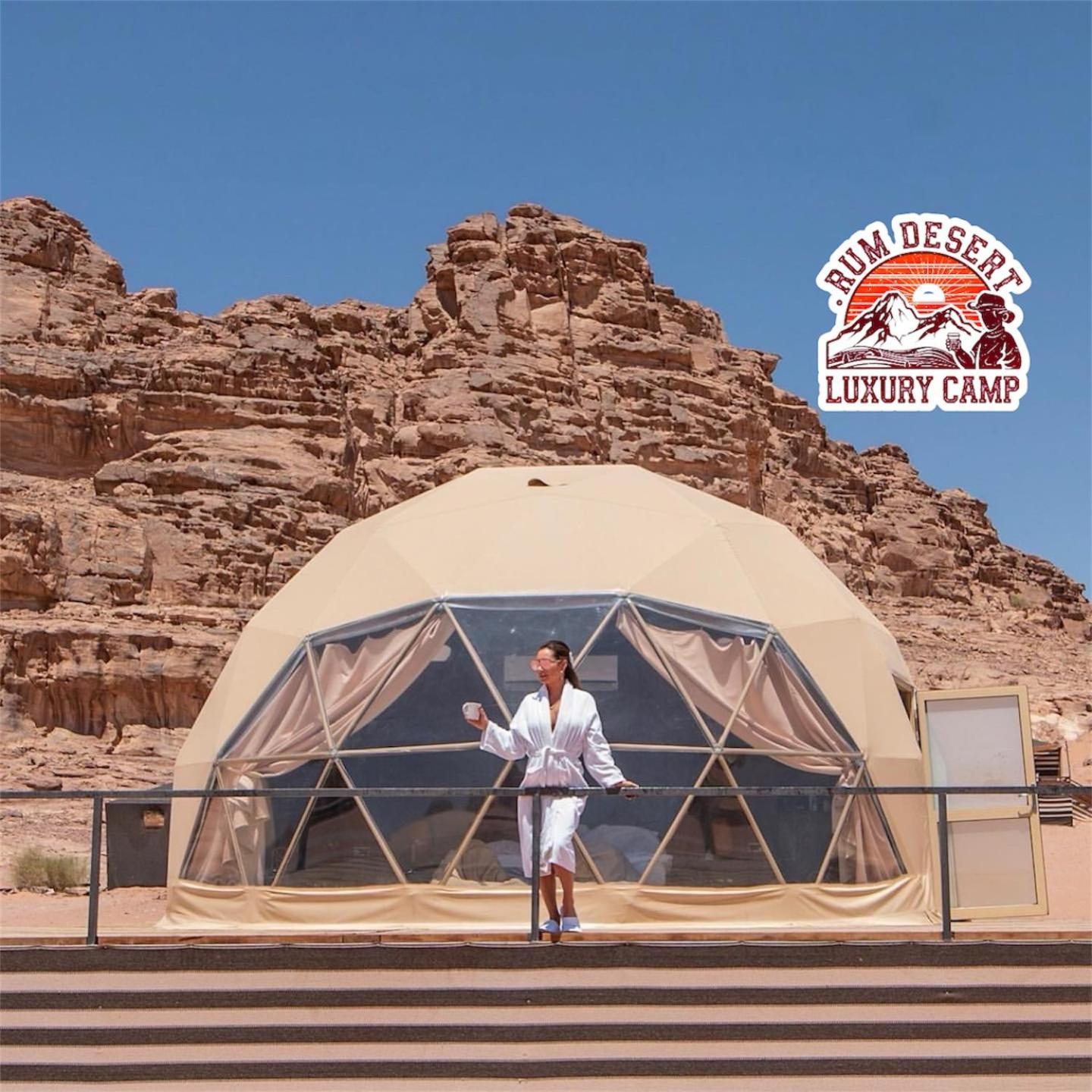 Rum Desert Luxury Camp & Bubble Room Wadi Rum Exterior photo