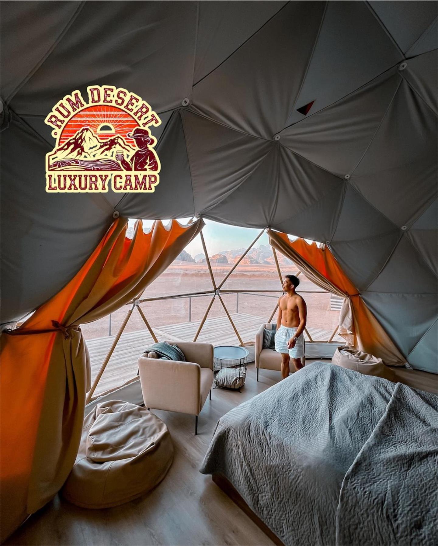 Rum Desert Luxury Camp & Bubble Room Wadi Rum Exterior photo